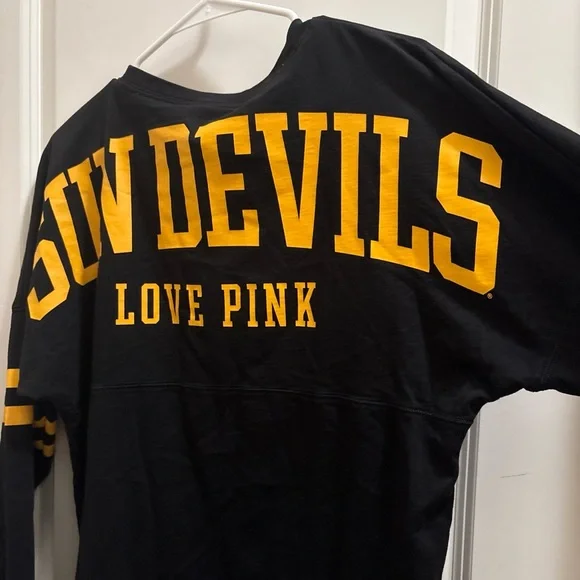 VS Pink NCAA Arizona State Sun Devils Spirit Jersey Size Medium Collegiate - Picture 5 of 5